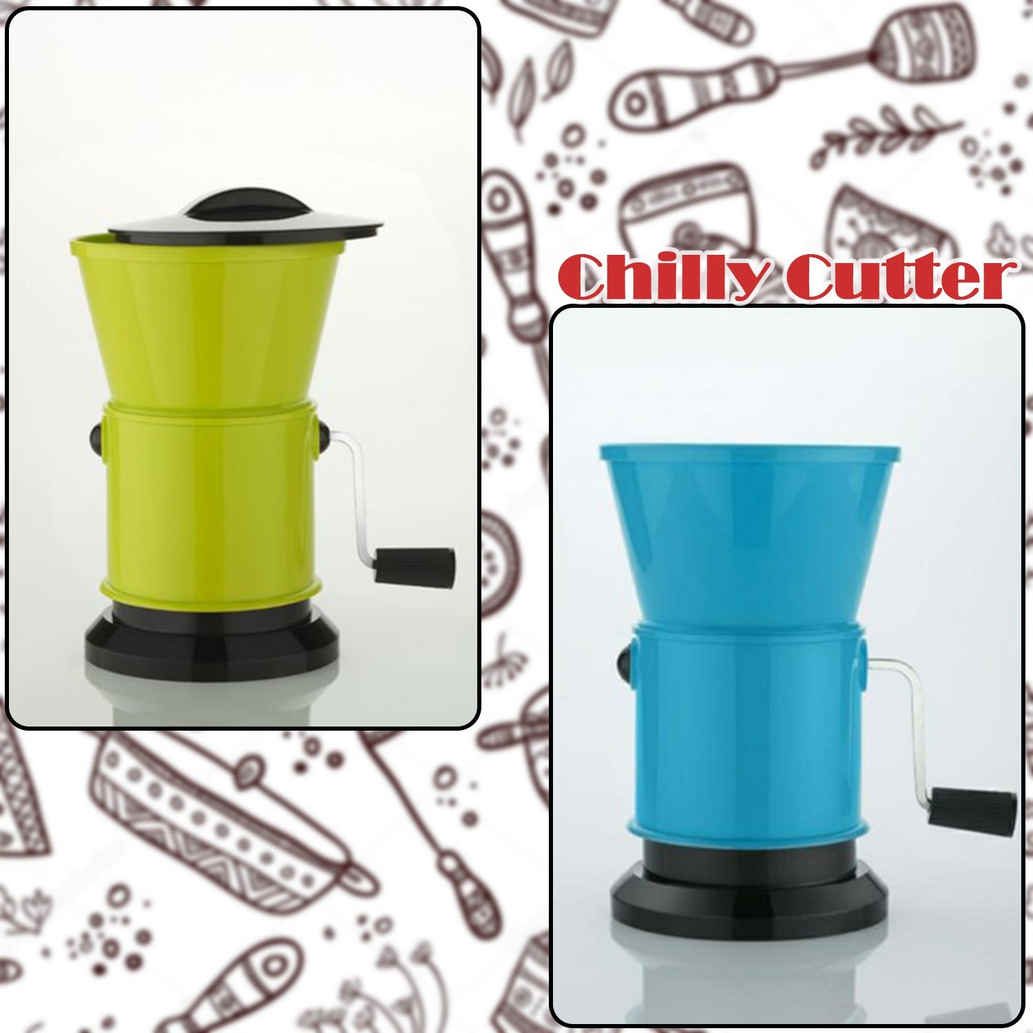 Chilly Cutter – Round Hand Grinder | Quickslice