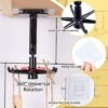 Rotatable Hooks – 360° Swivel for Space-Saving Storage