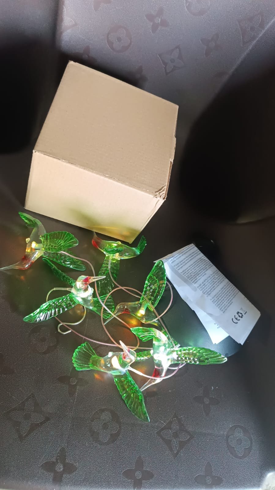 Solar Hummingbird Wind Chimes – Colorful LED Garden Decor