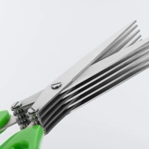 5-Blade Herb Scissors – Stainless Steel Kitchen Cutter | Quickslice