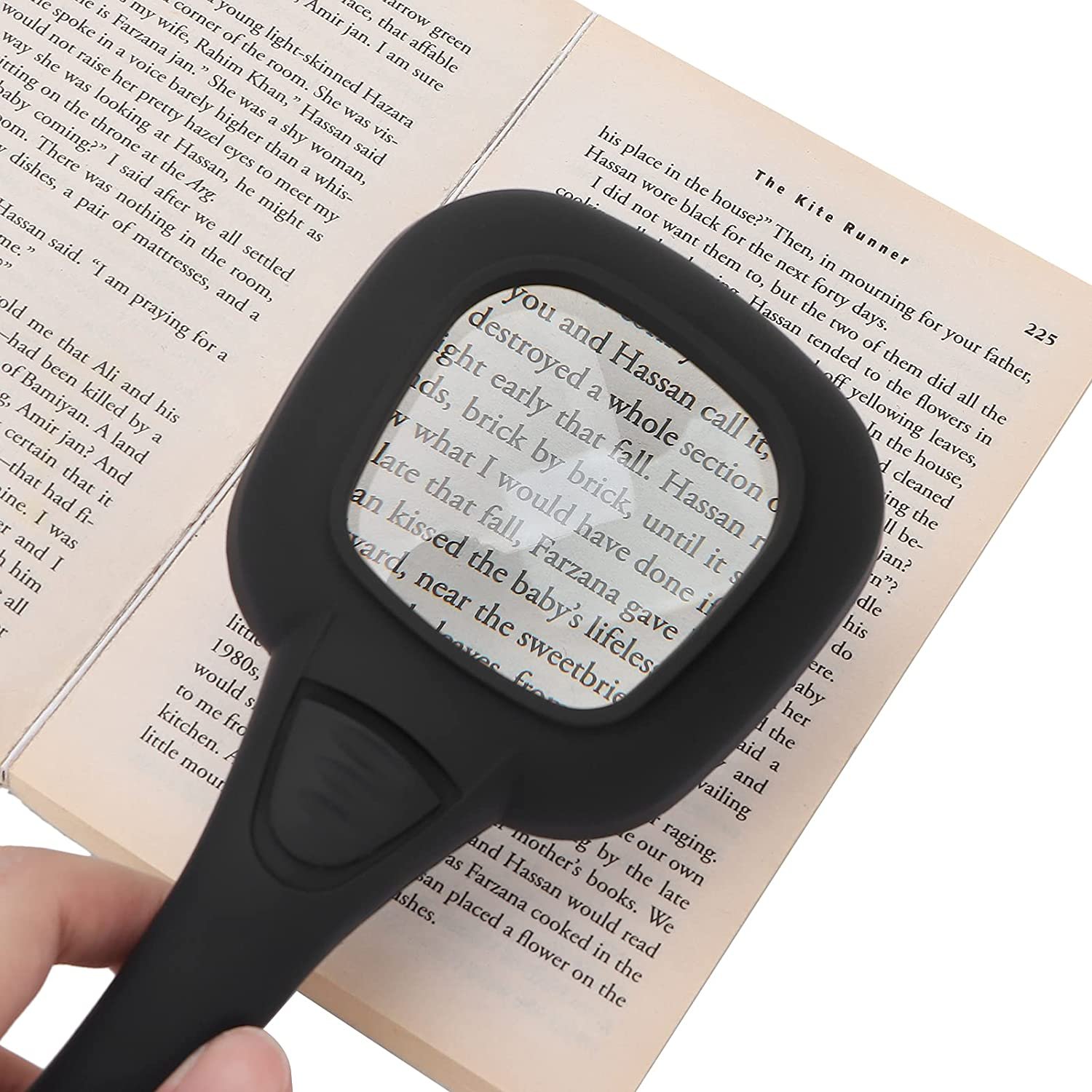 LED Magnifying Glass – 6-LED Lighted for Reading | worko