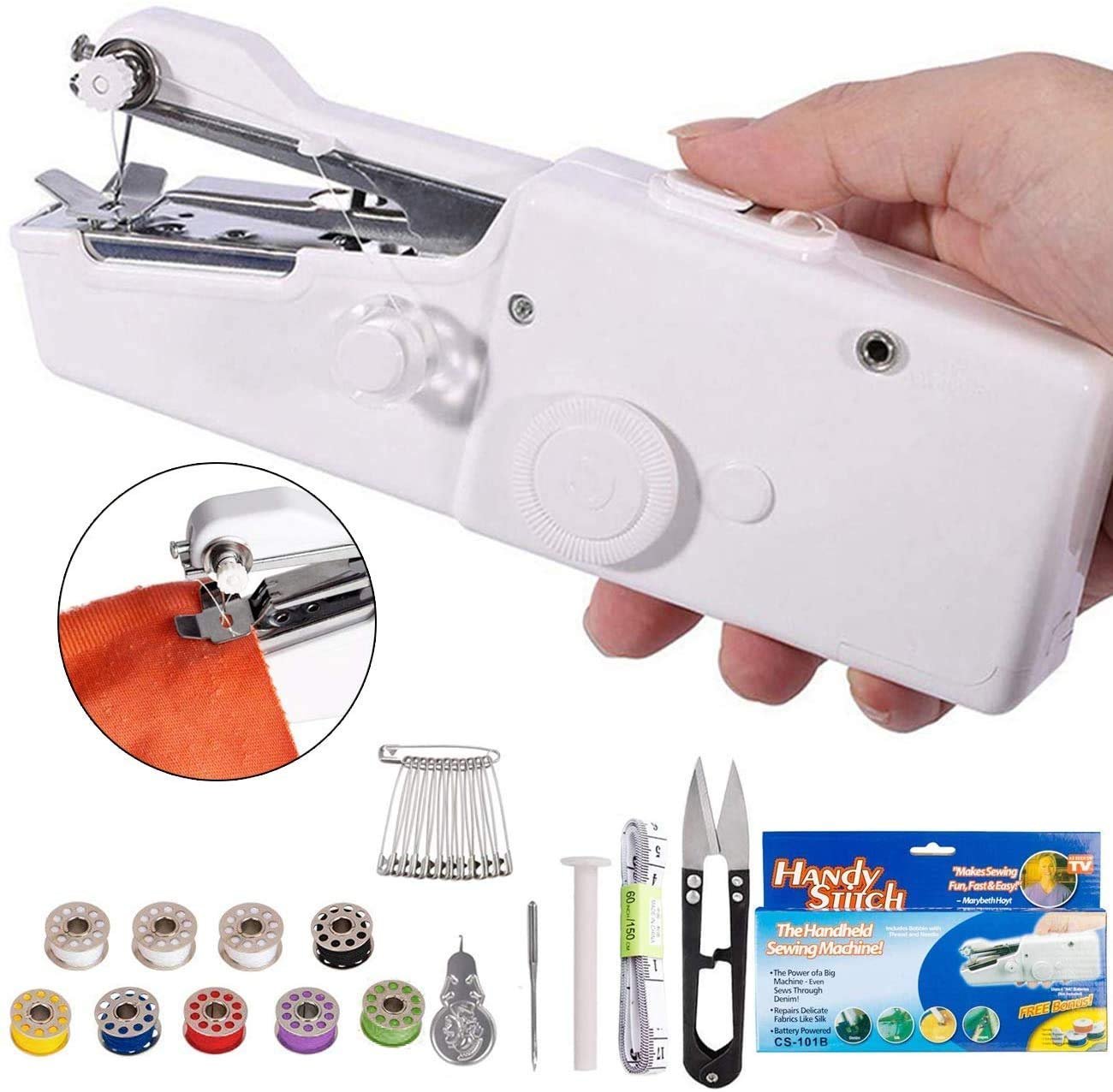 Mini Electric Sewing Machine – Portable & Cordless |