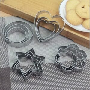 Cookie Cutter Set – 12 Pcs Stainless Steel Shapes | Bake & Dwell