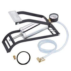 Steel Foot Pump – Heavy Duty Car & Bike Tire Inflator | Carivox