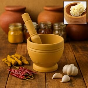 Mortar and Pestle Set – Traditional Spice Grinder | CookAura