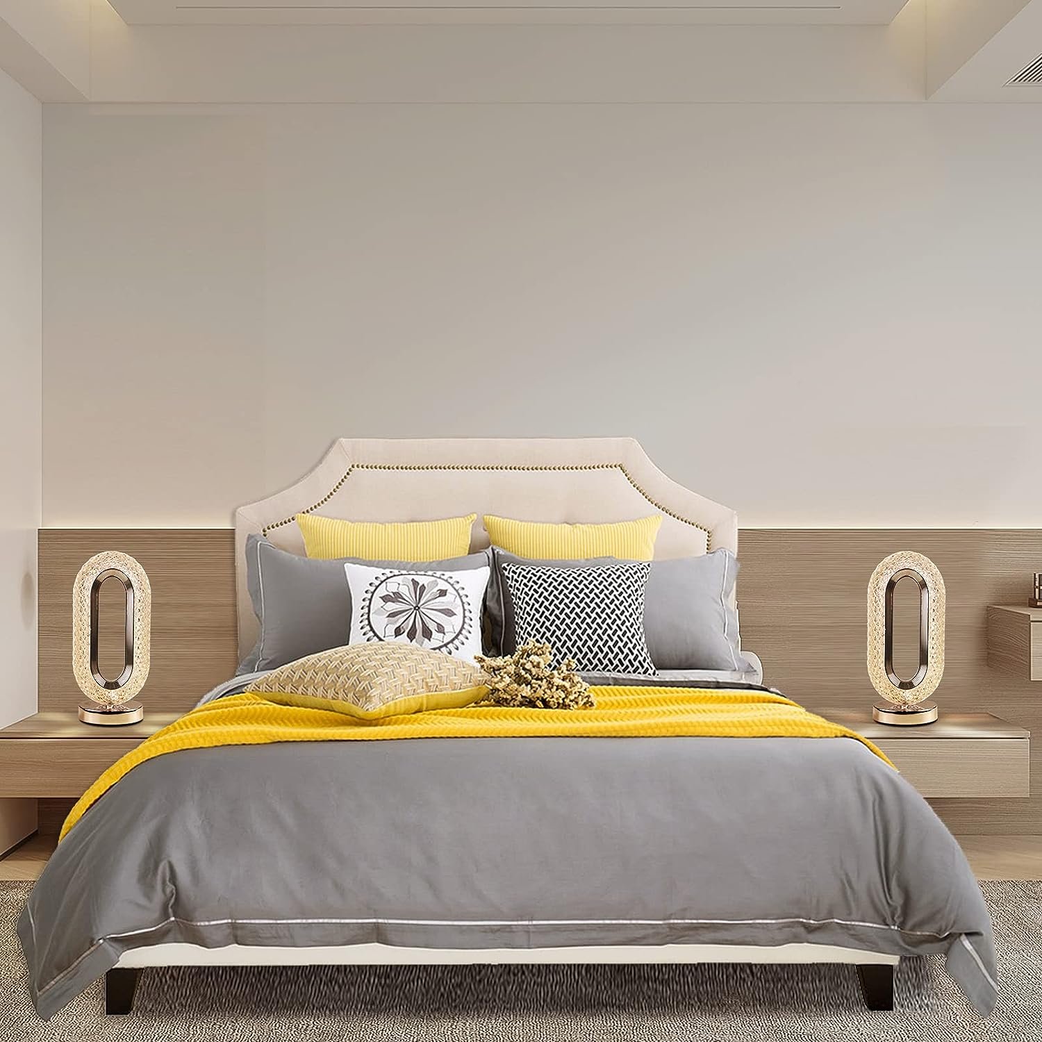 Crystal Table Lamp – 3-Way Dimmable Touch Control | Styleva