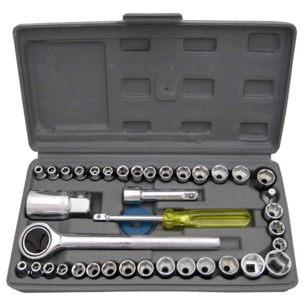 Socket Toolkit – 40-Piece Home & Auto Repair Set | Wagtail