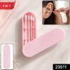 4 In 1 Reusable Silicone Ear Swab Set with Case Washable Ear Buds (1 Set)
