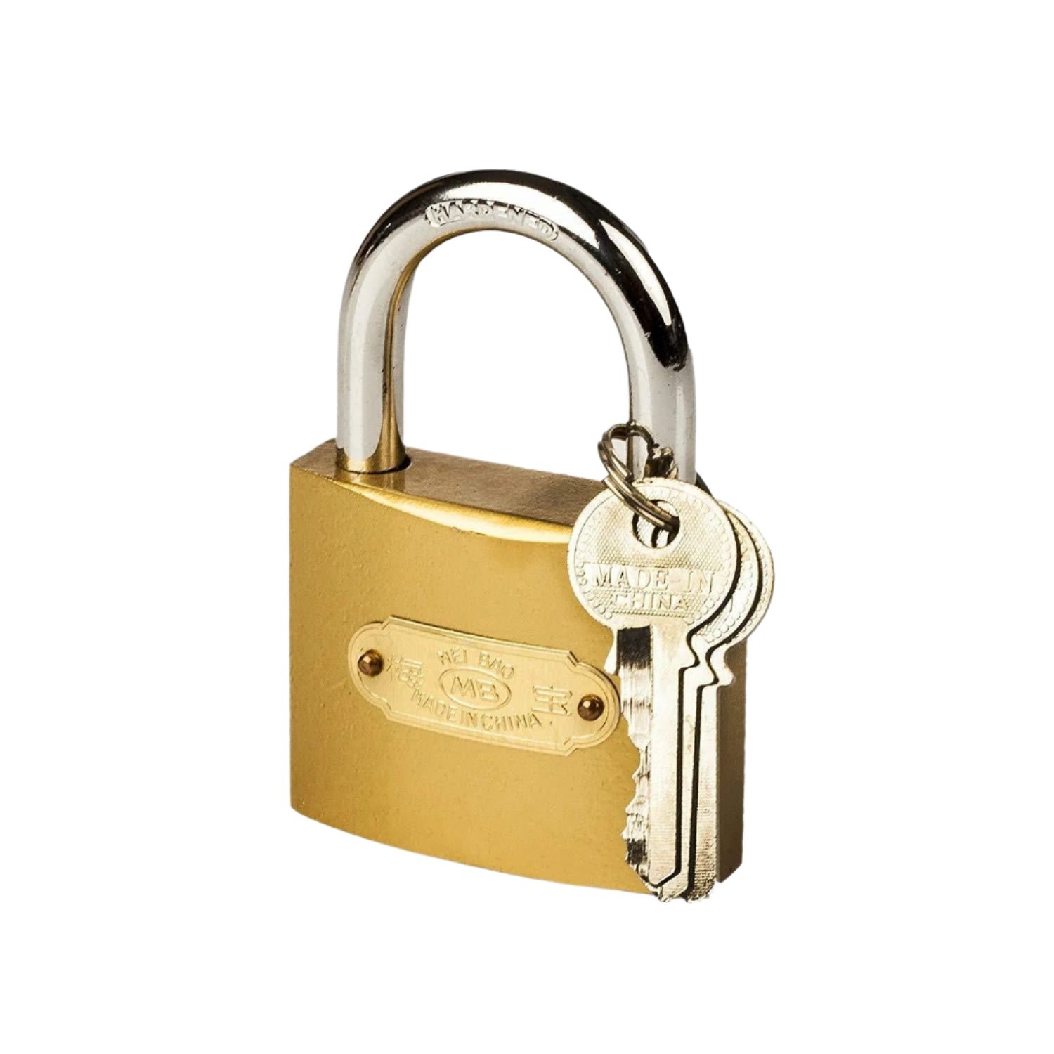 Imitation Copper Padlock – Hardened Steel Shackle | FortiLock
