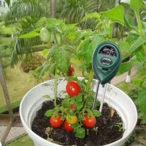 Soil Tester 3-in-1 for Moisture, pH & Sunlight | Grow Vanta