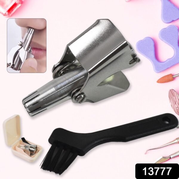Nose Hair Clipper – Stainless Steel Manual Trimmer | Calm & Curl