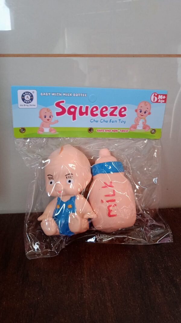 Baby Squeeze Toy – Fun Chu Chu Sound & Bottle Set | Aditi