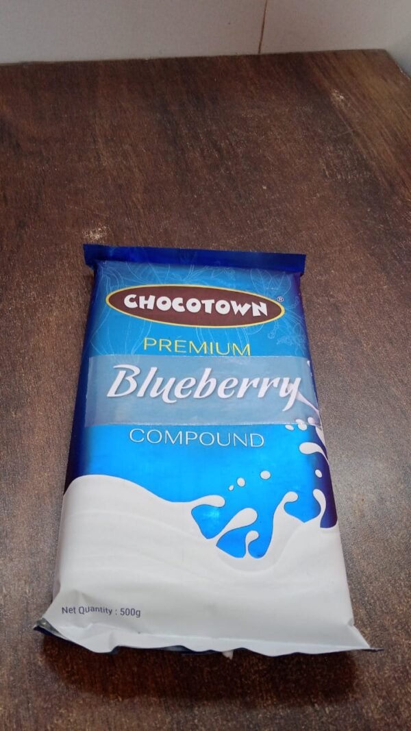 Blueberry Compound Chocolate – 500gm Baking Slab | Chocotown