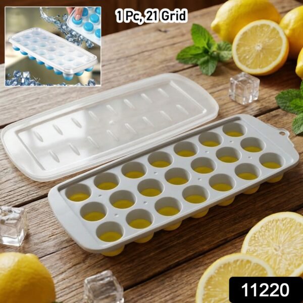 Round Ball Ice Cube Tray with Lid – Creates Elegant Ice Spheres