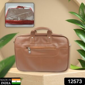 Faux Leather Laptop Messenger Bag – Professional & Stylish | VoltDesk