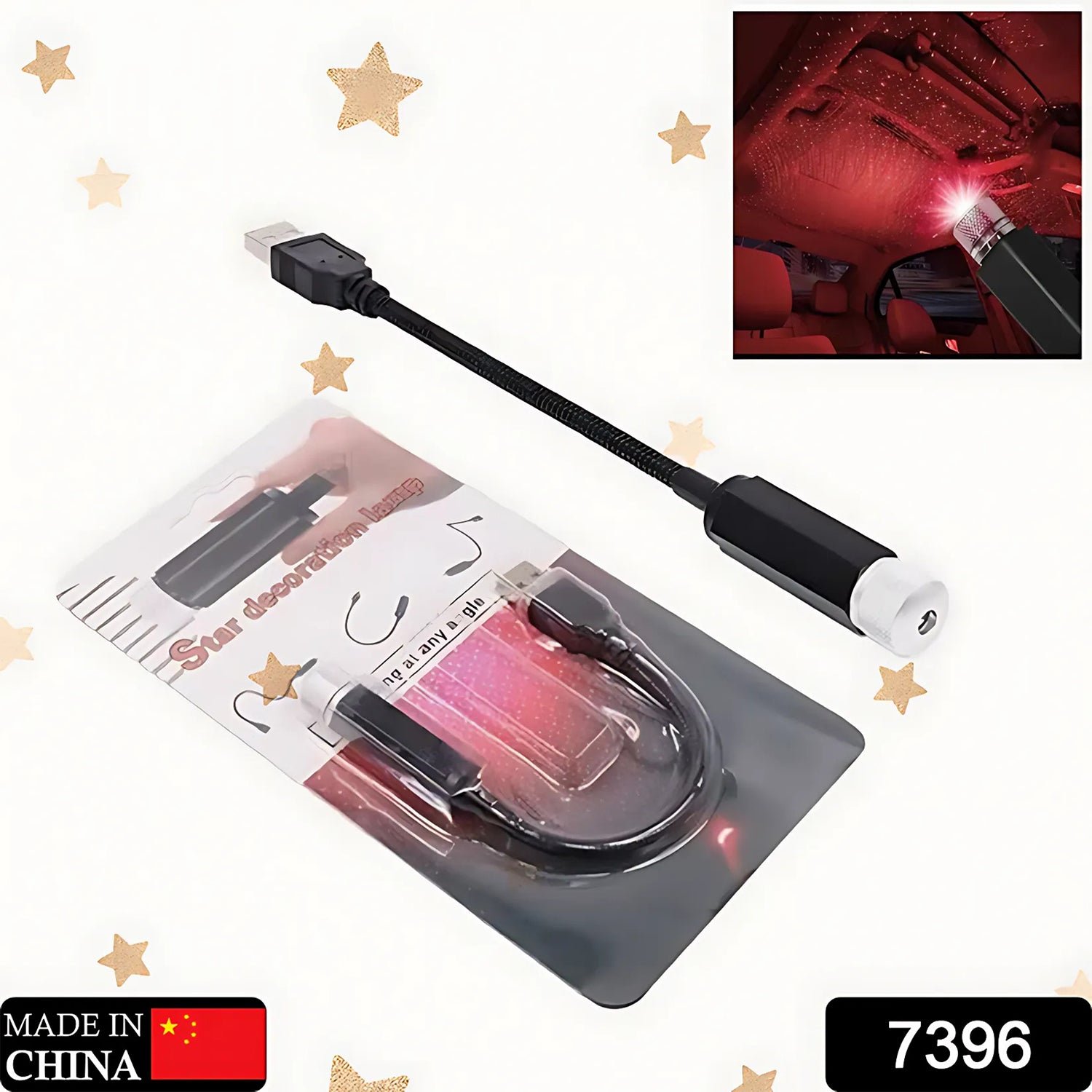Car Star Projector – USB Roof Galaxy Light | Indo Glow