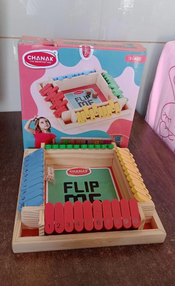 Shut The Box Game – Classic Wooden Dice for Family Fun | Aditi