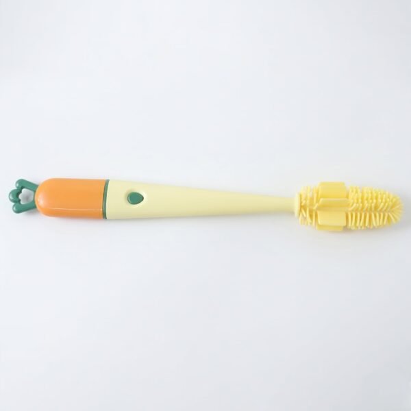 3 in 1 Bottle Cleaning Brush – Gentle & Reusable with Silicone Head