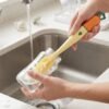 3 in 1 Bottle Cleaning Brush – Gentle & Reusable with Silicone Head
