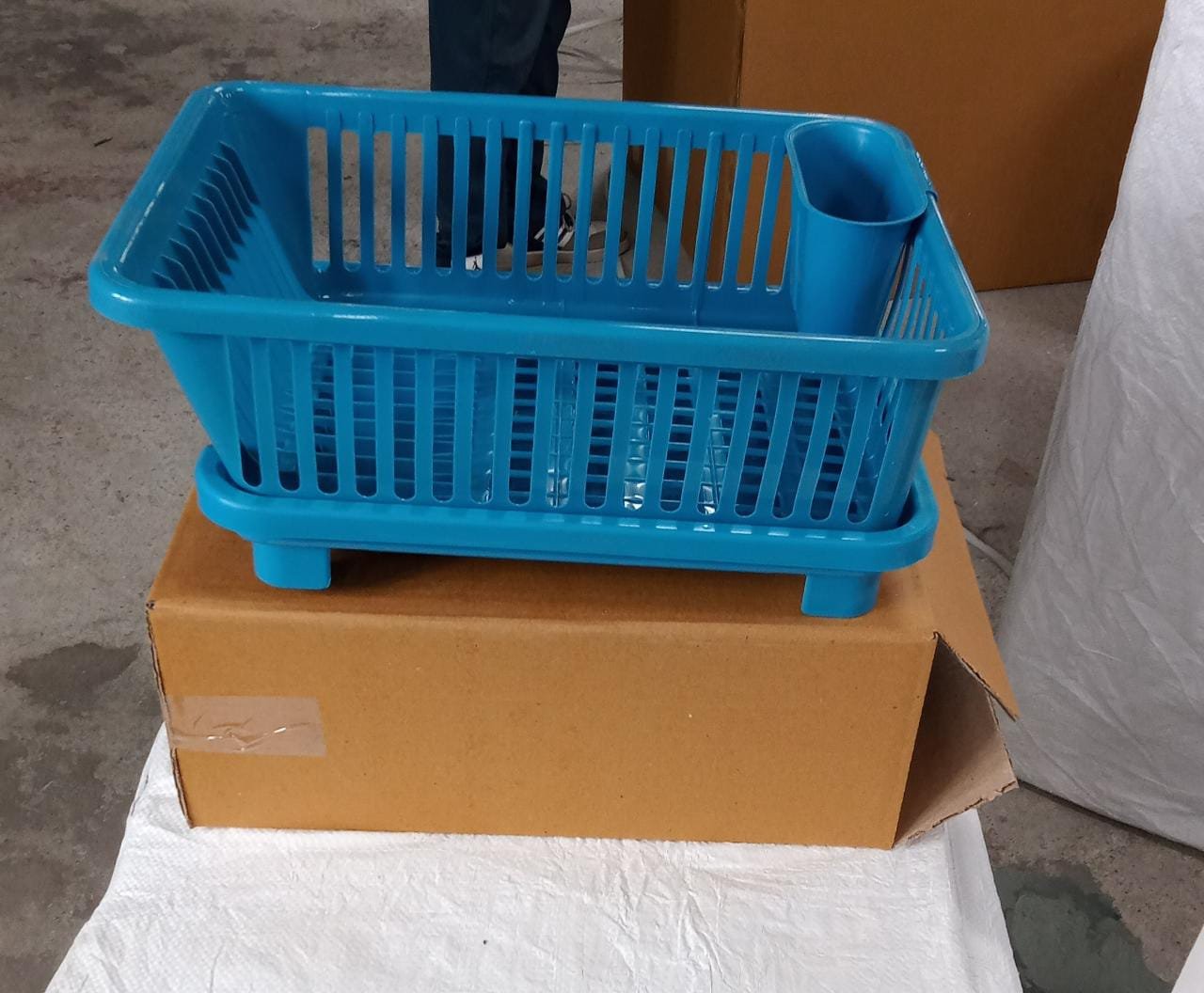 747ca8a1-380f-4562-b2e9-2de751dbb200 Dish Drainer Rack – Durable Plastic Kitchen Organizer | Lunchie Bunchie