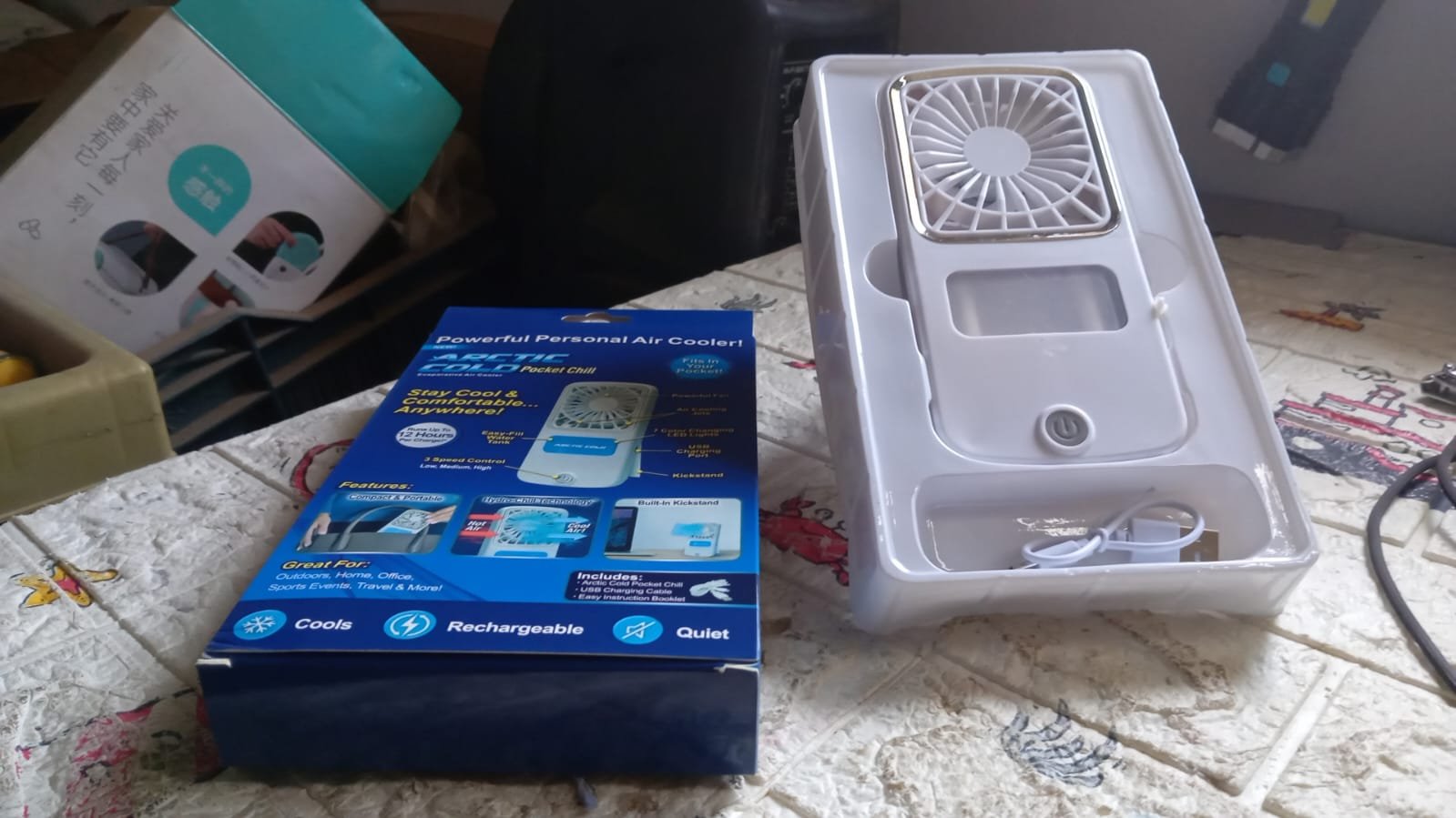 Portable Personal Air Cooler – Cordless & USB Rechargeable | Voltronic