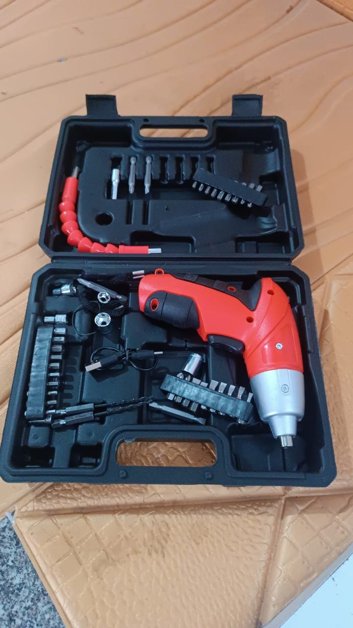 Electric Screwdriver Set – 45-Bit Cordless Power Tool for Home DIY