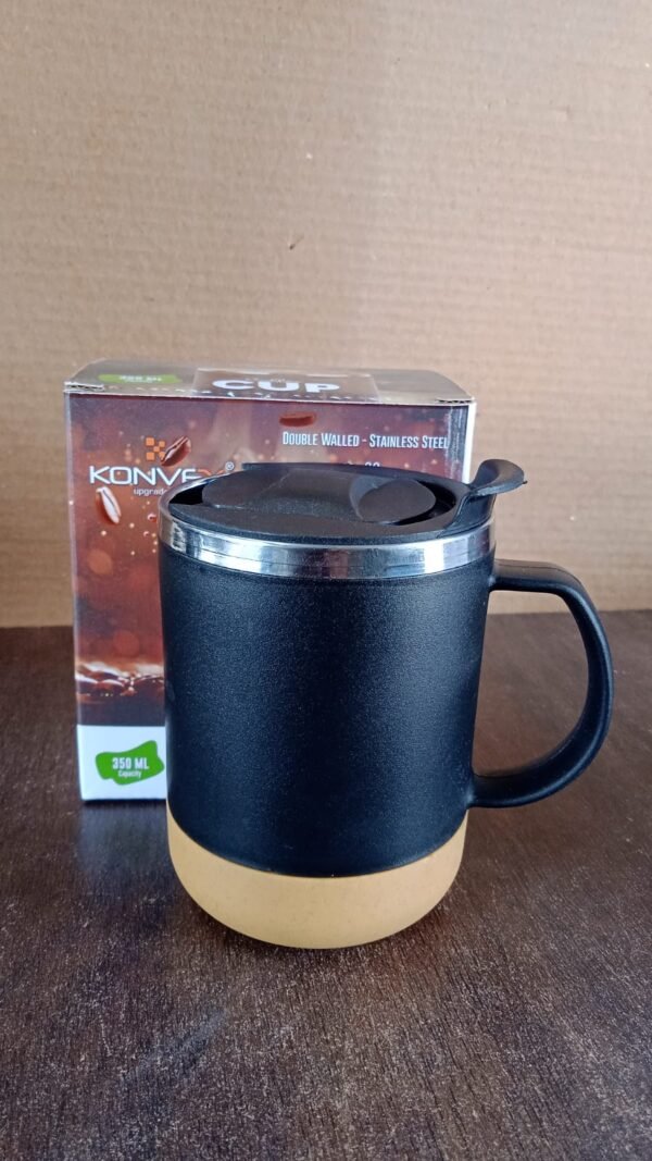 Insulated Coffee Mug 350ml – Spill-Proof & Long-Lasting Heat Retention
