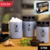 Airtight Food Containers – 3 Pc Tea Coffee Sugar Set | Tidy Table