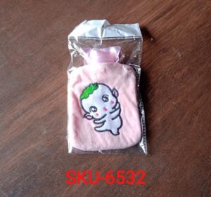 Pink Hot Water Bag – Soft Cover for Pain Relief | Indo Glow