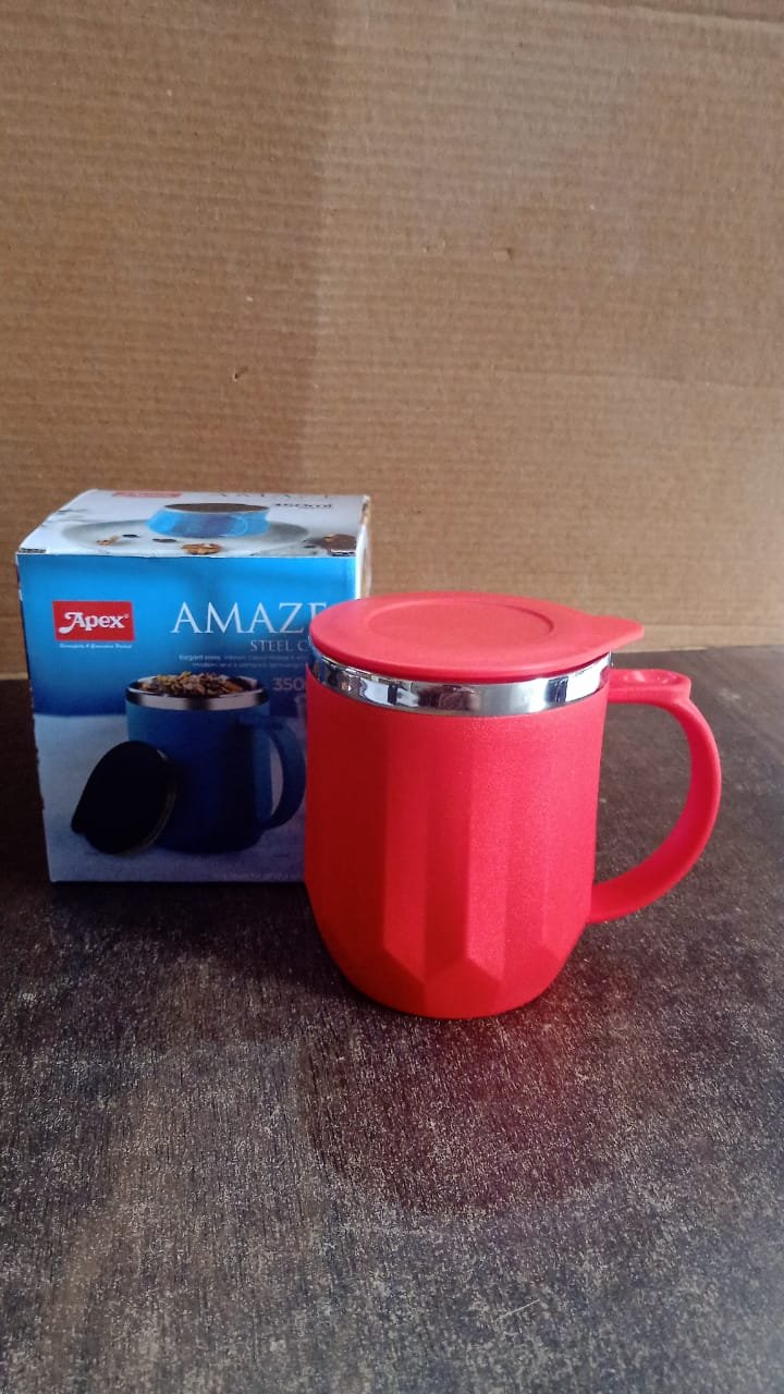 Insulated Mug 350ml – Stainless Steel Hot & Cold Coffee Tumbler