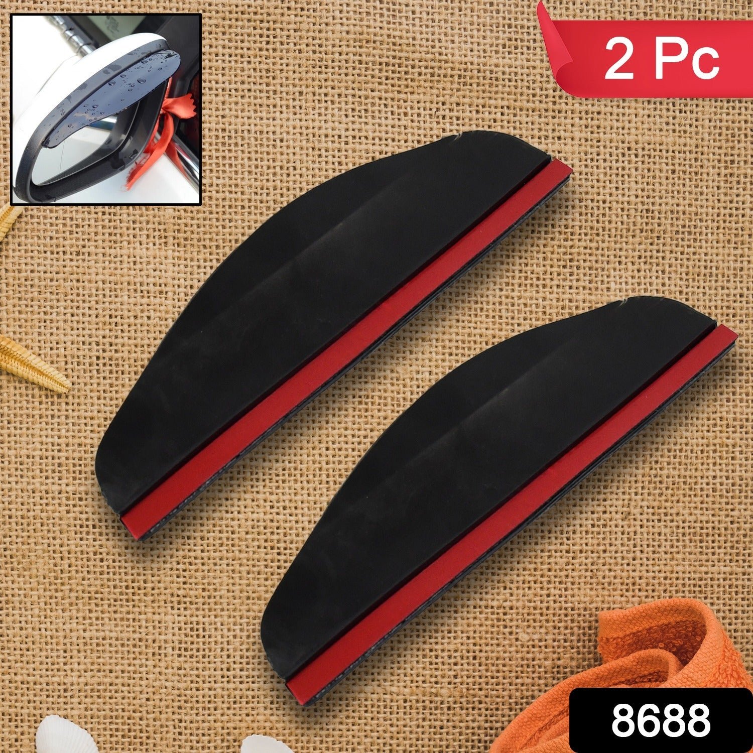 Car Mirror Rain Protector – Waterproof PVC Cover | Velvet Wheels