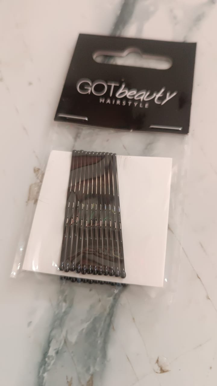 Hair Bobby Pins – Strong Grip Non-Slip Metal Clips, 12 Pcs