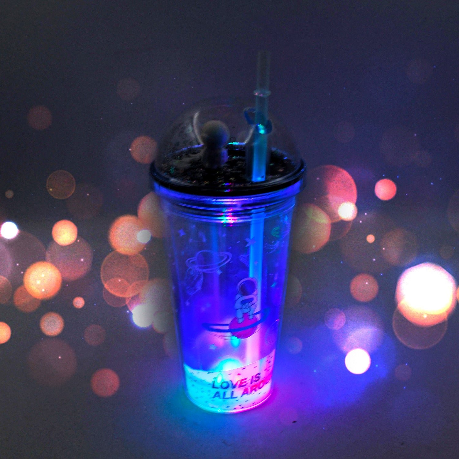 Astronaut Tumbler with LED Light – Insulated 13oz | FERVENT