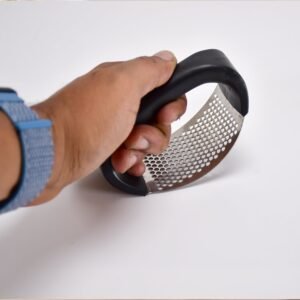 Stainless Steel Garlic Press – Ergonomic & Easy Clean | Quickslice