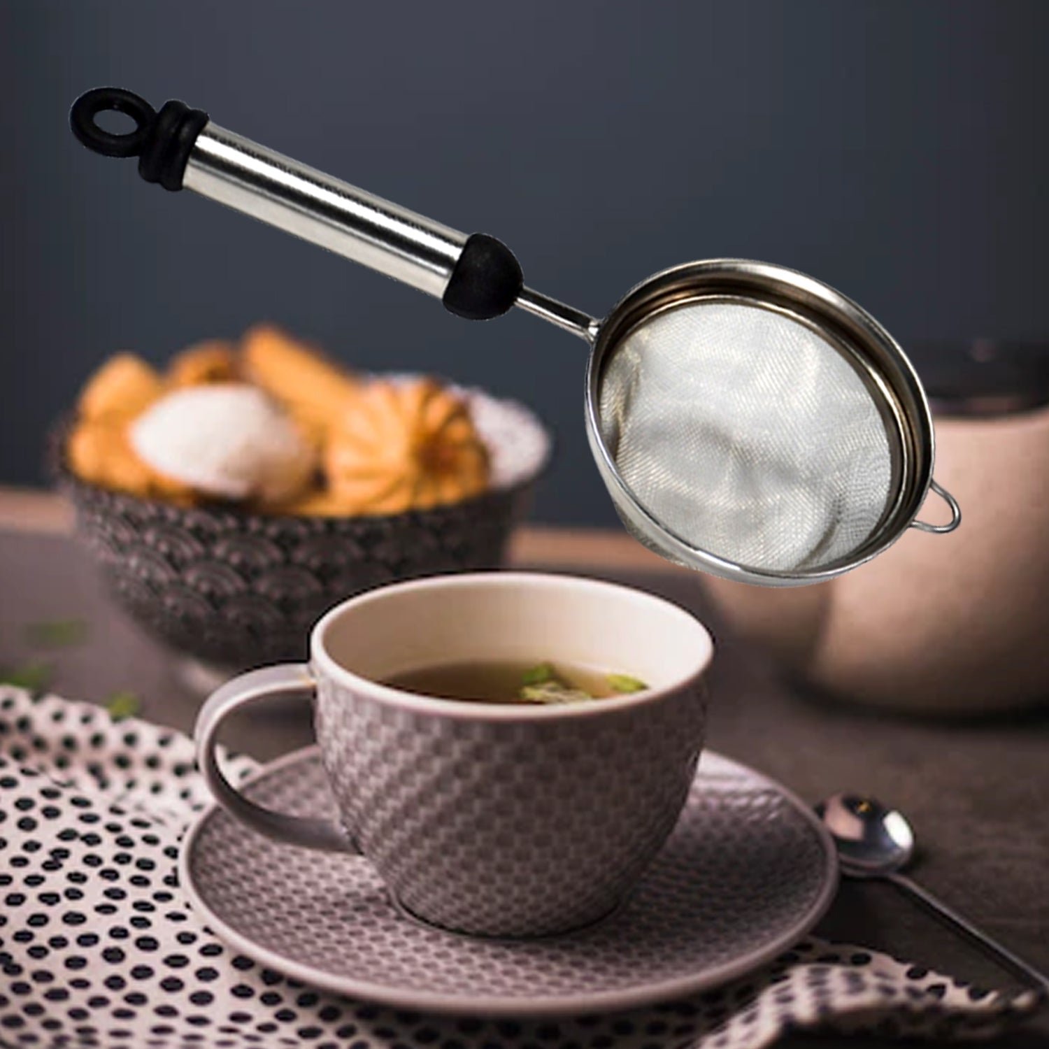 Stainless Steel Strainer – Fine Mesh Kitchen Filter | Quickslice