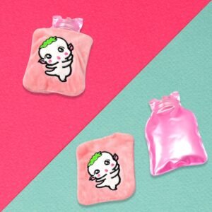 Pink Hot Water Bag – Soft Cover for Pain Relief | Indo Glow