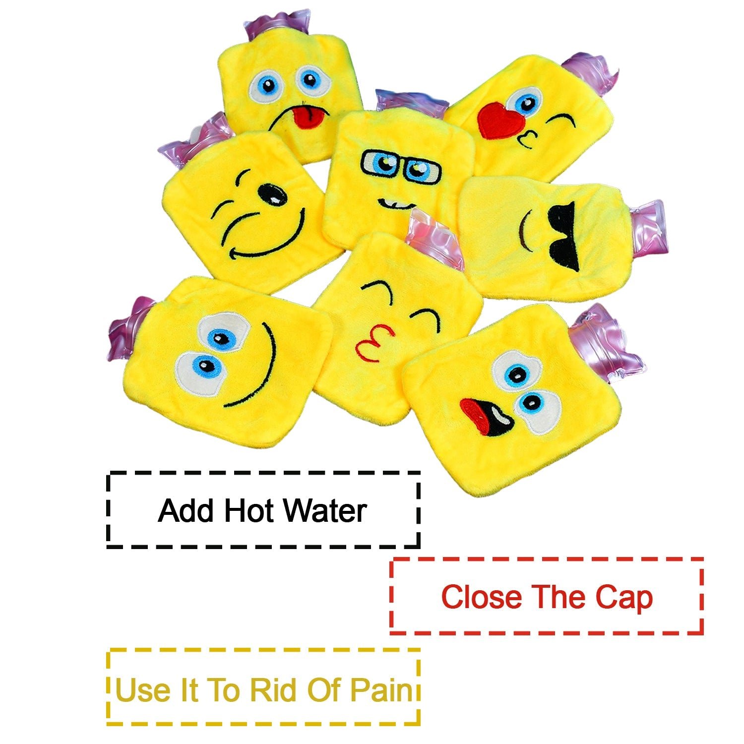 Emoji Hot Water Bag – Pain Relief & Winter Comfort | Velvet Wellness