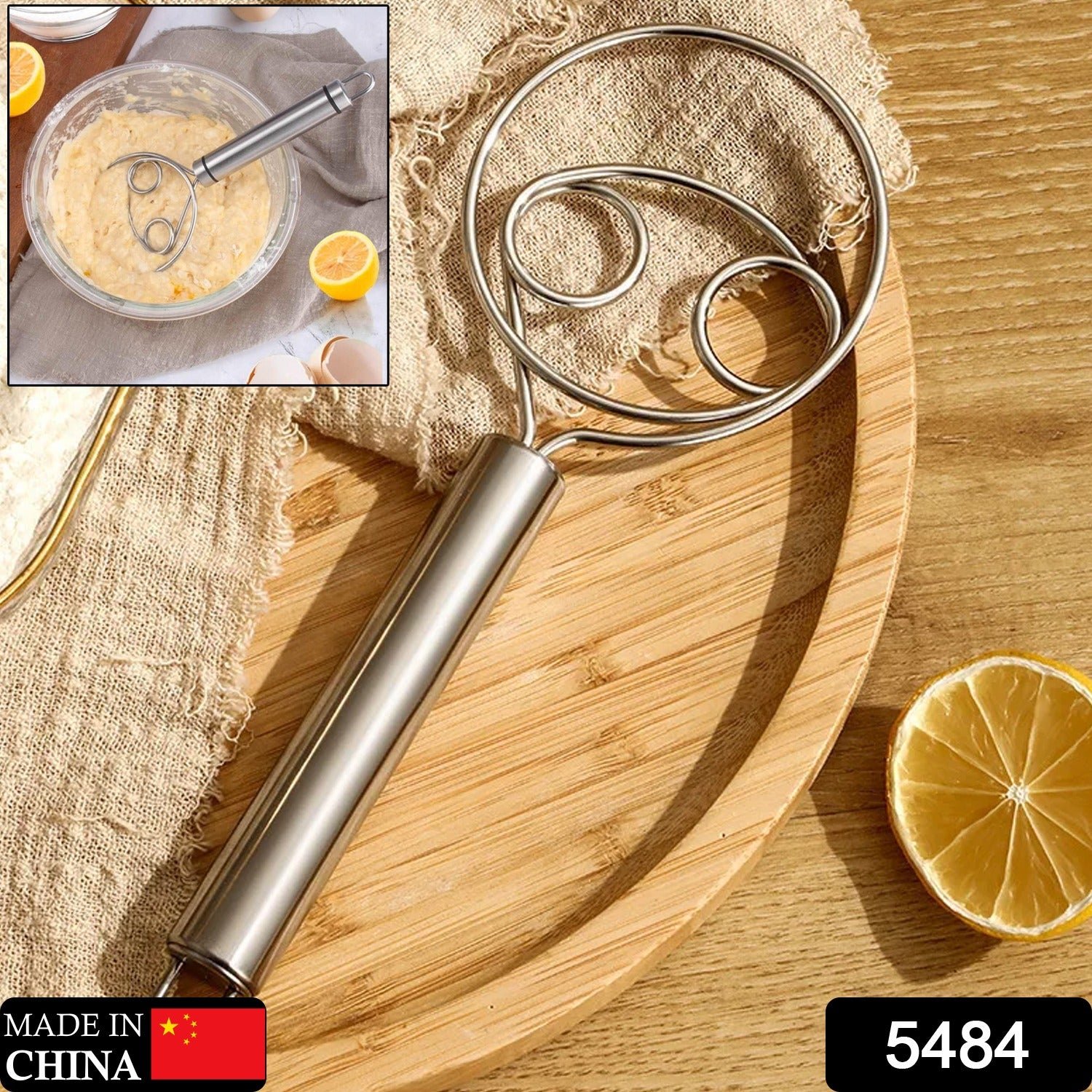 7b67895d-4a1e-42cc-b55e-c9294ae2361d Dough Whisk – Premium Stainless Steel Hand Mixer for Baking | Quickslice