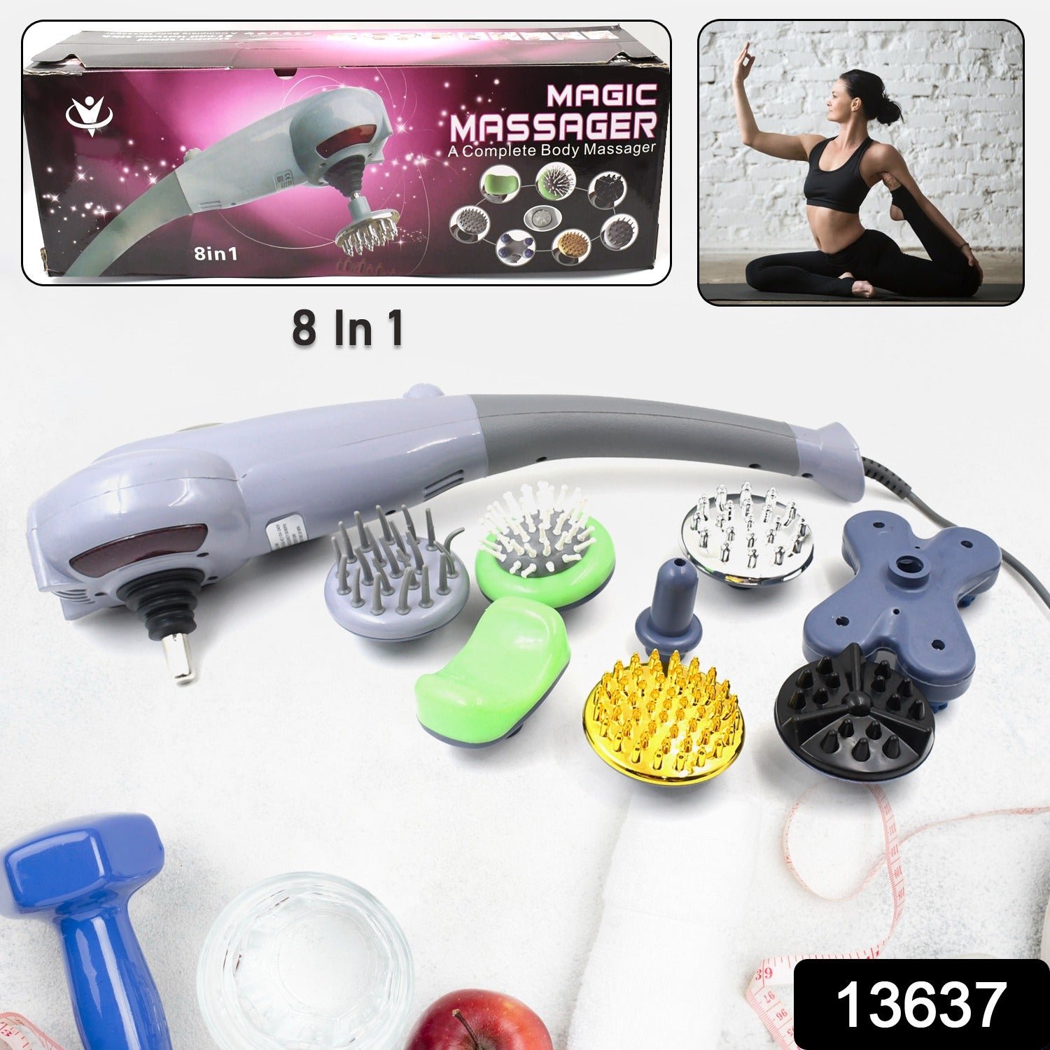 Full Body Massager – 8-in-1 Electric for Muscle Relief | Velvet Wellness