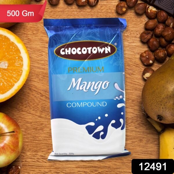 Mango Compound Chocolate – Premium 500gm Slab | Chocotown