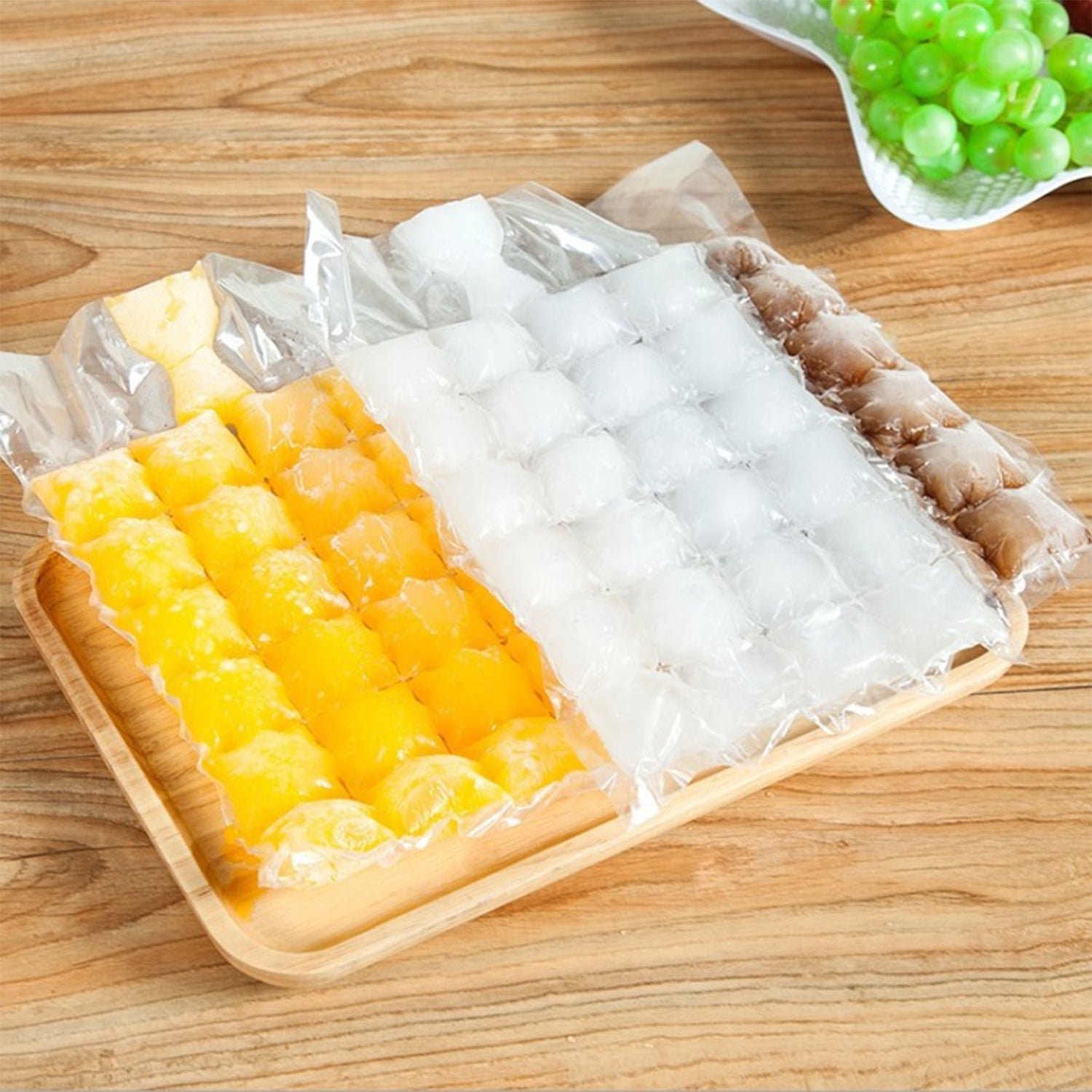 Disposable Ice Cube Bags – Self-Seal, Easy Release | FERVENT