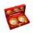 Gold Silver Plated Tray Set – Brass with Bowls & Spoons | Lunchie Bunchie