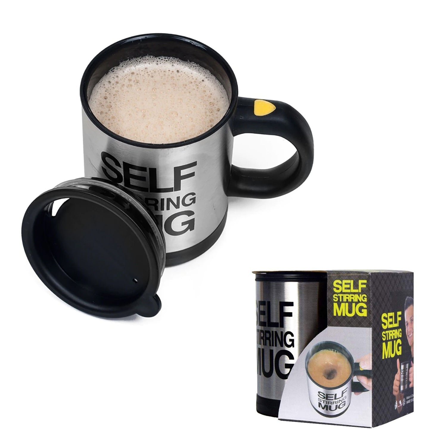 Self Stirring Mug – Automatic Coffee Mixer | Indo Glow
