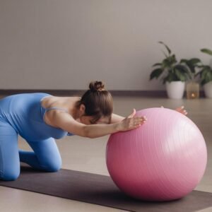 Exercise Ball 65 cm – Anti-Burst & Pump Included | FitFuzion