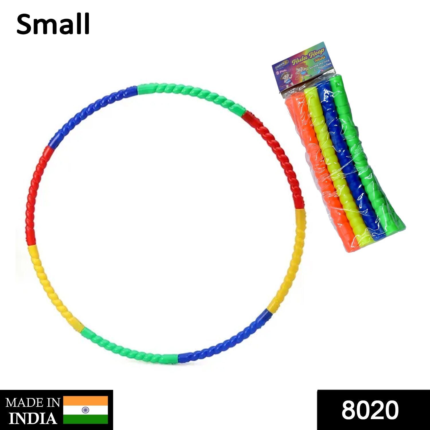 8020 Hula Hoop Exercise Ring – Interlocking & Adjustable for All Ages | FitFuzion