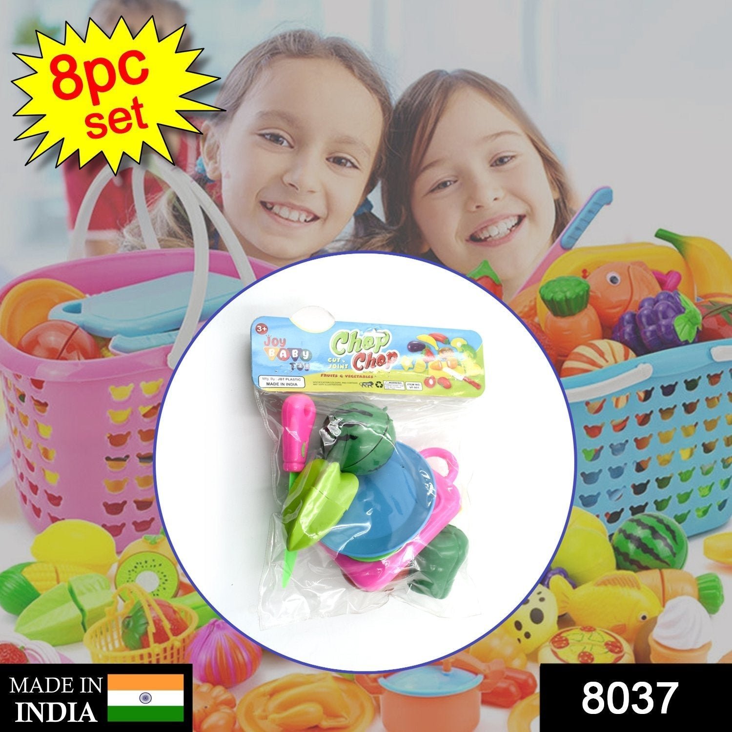 Sliceable Play Food Set – Realistic Fruits & Veggies | Gamevana