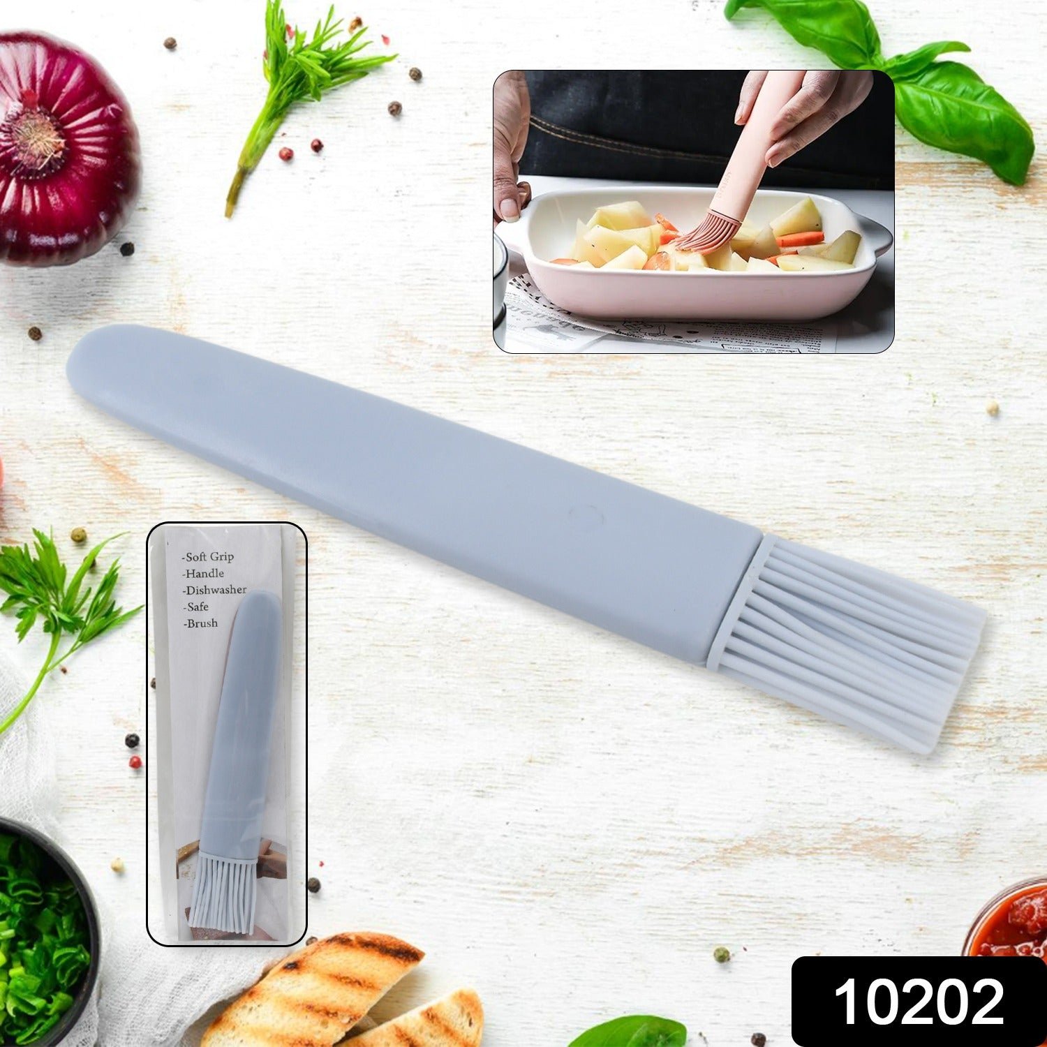 Silicone Pastry Brush – Heat-Resistant Basting Tool | Bake & Dwell