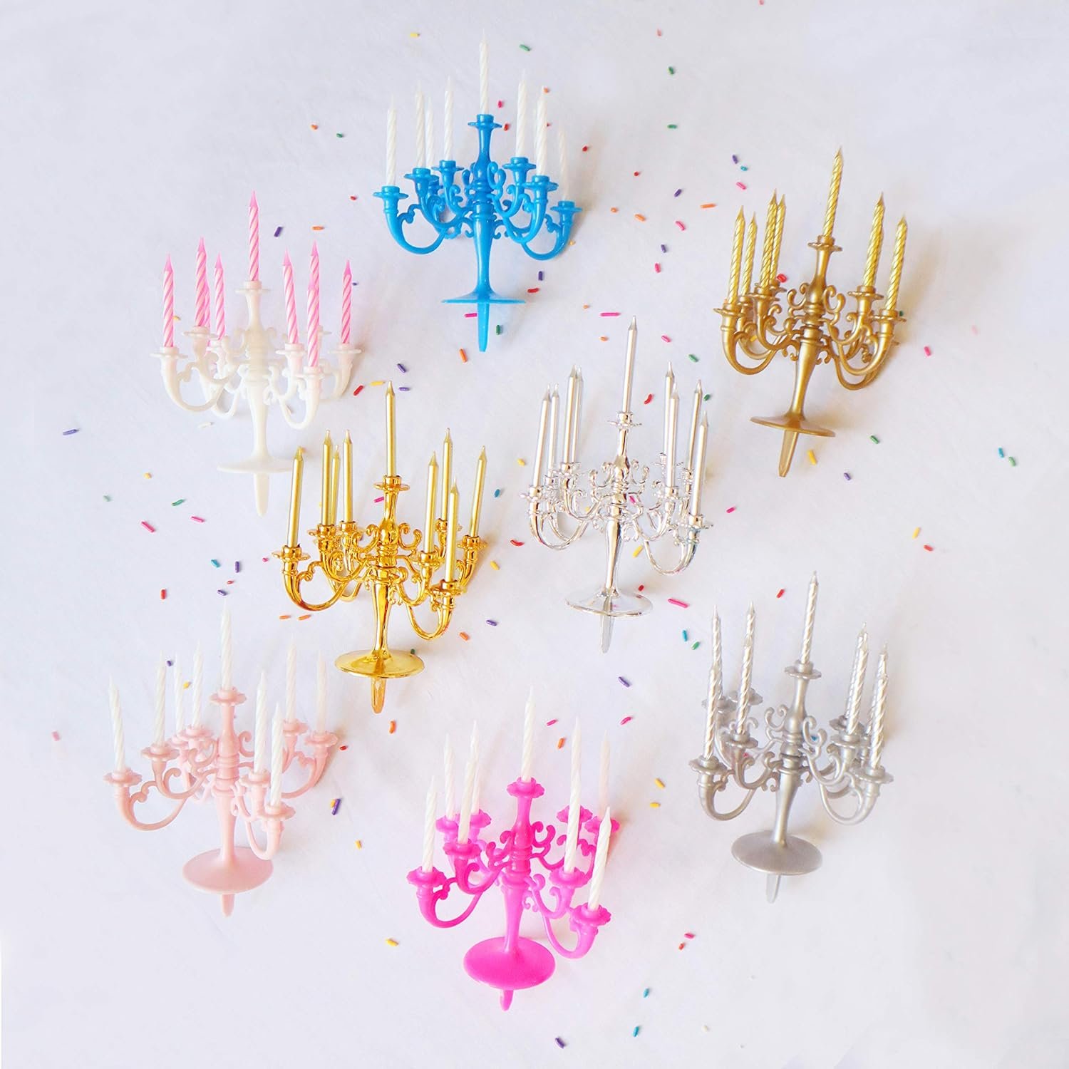 Luxury Birthday Candles – Elegant Cake Topper Set | Styleva