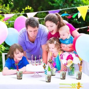 Reusable Truck Drinking Straws – Fun Kids' Party Set | ChillPour