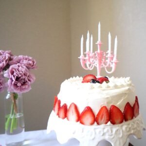 Luxury Birthday Candles – Elegant Cake Topper Set | Styleva